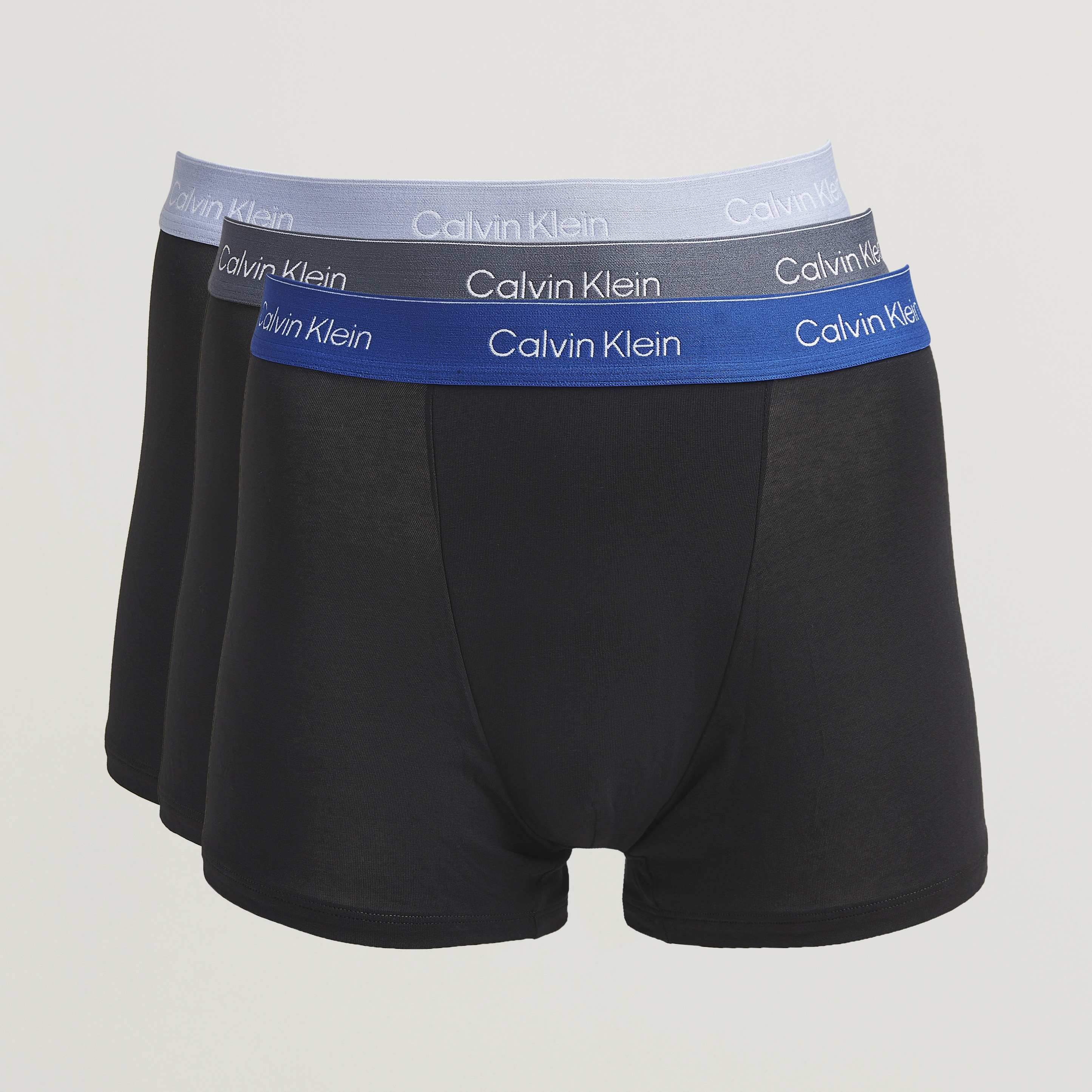 Icon Cotton Relaxed Fit Trunks 3 Pack Black main image 1
