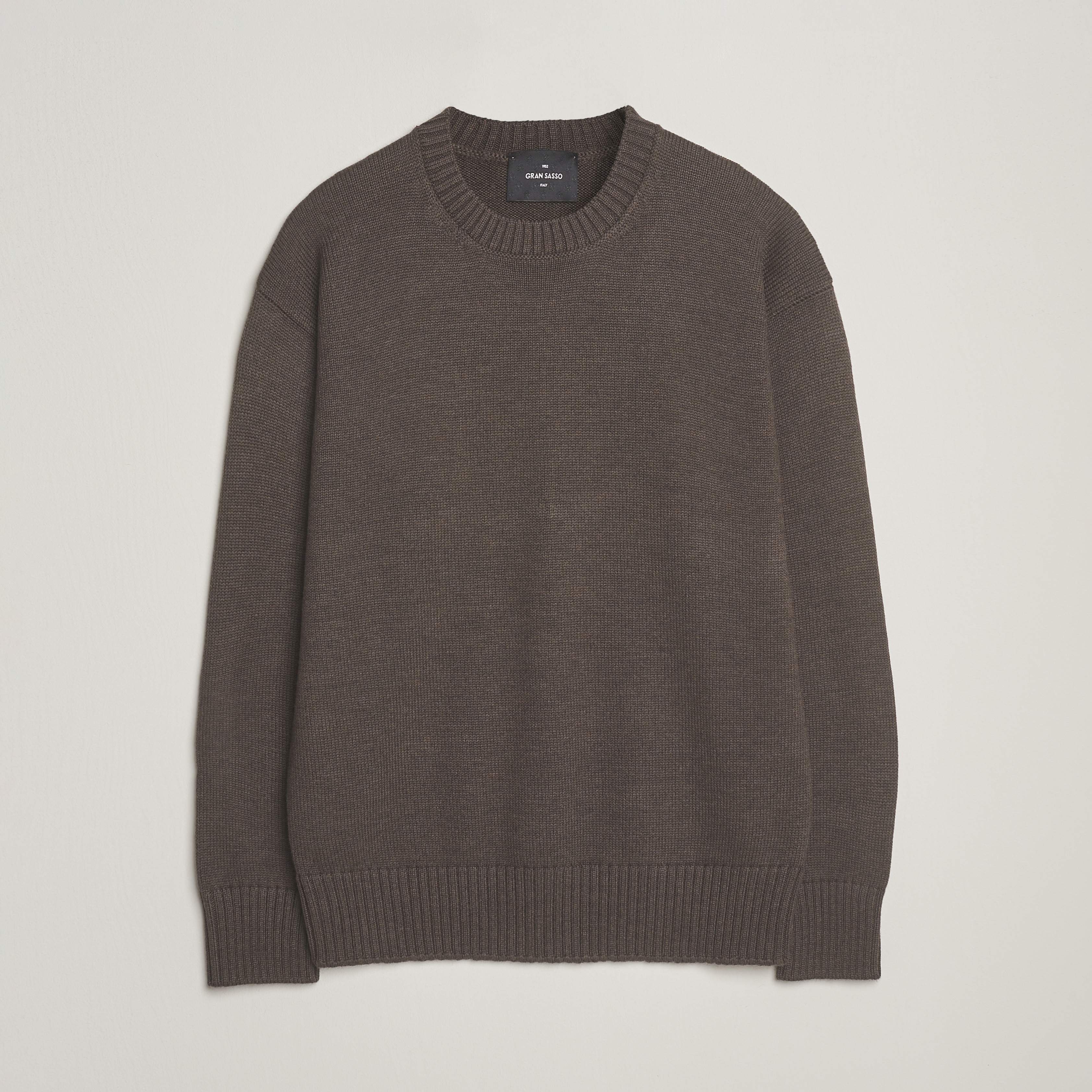 マーカ BIG CREW-NECK angola sheep pile ニット HAU（ハウ）｜knit tops 