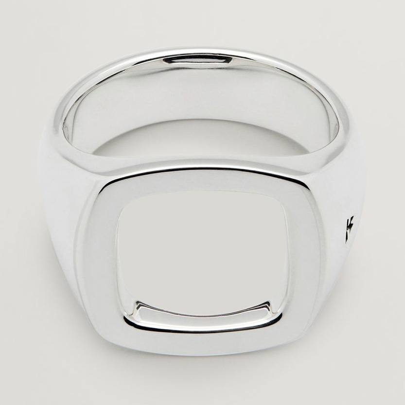 Tom Wood Cushion Open Ring Silver at CareOfCarl.com