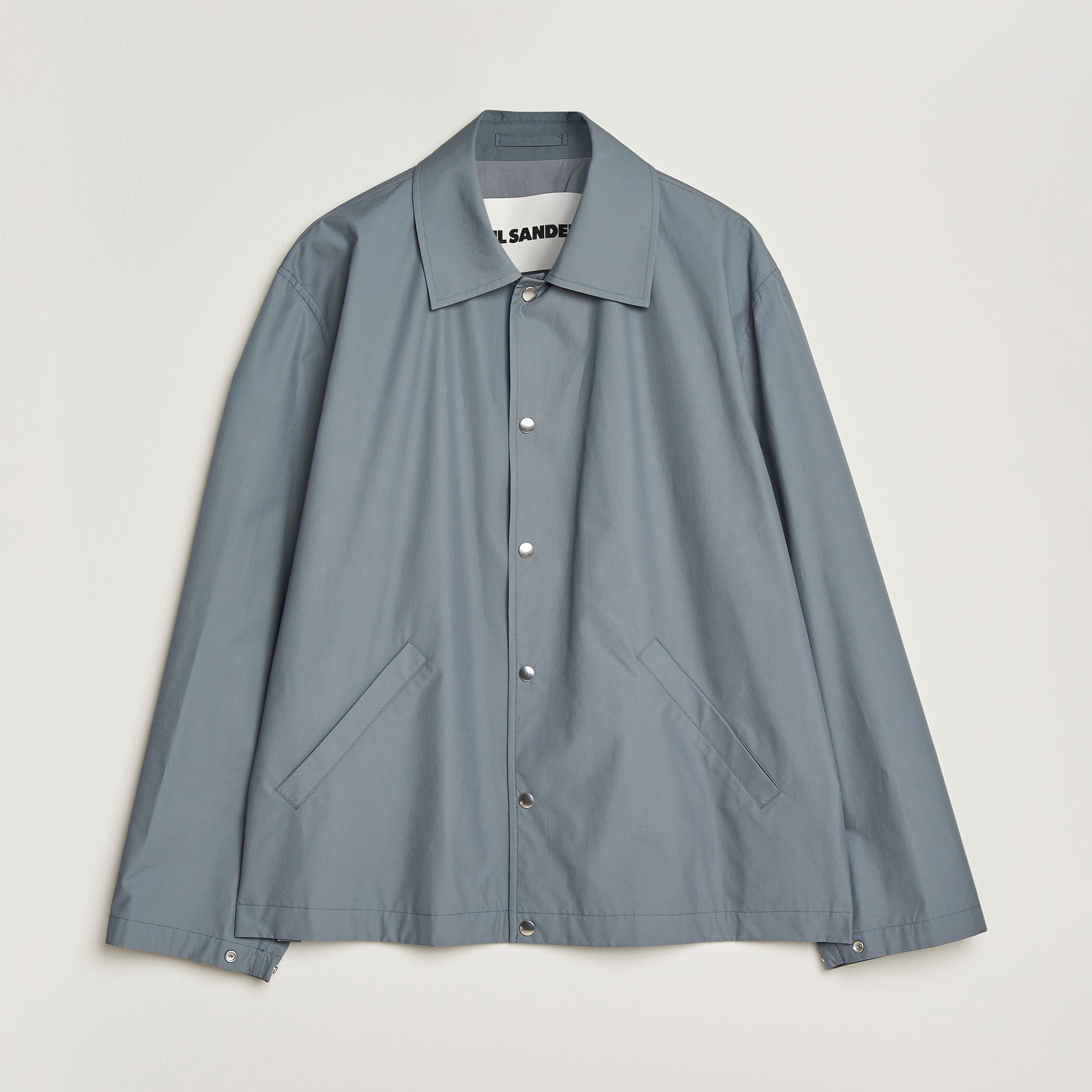Jil Sander Back Logo Bomber Jacket Grey at CareOfCarl.com