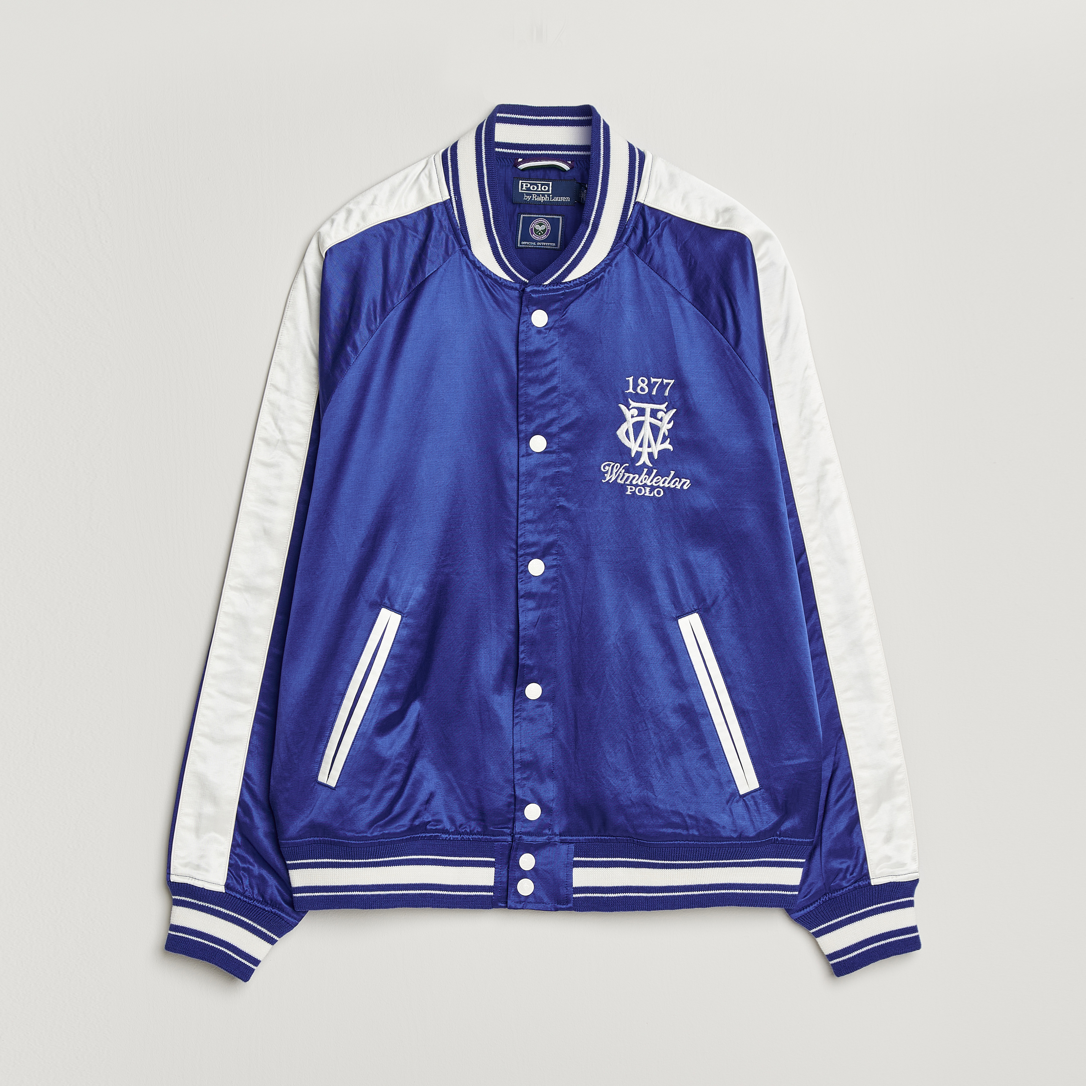 Polo Ralph Lauren Championship Bomber Jacket Graphic Royal/White