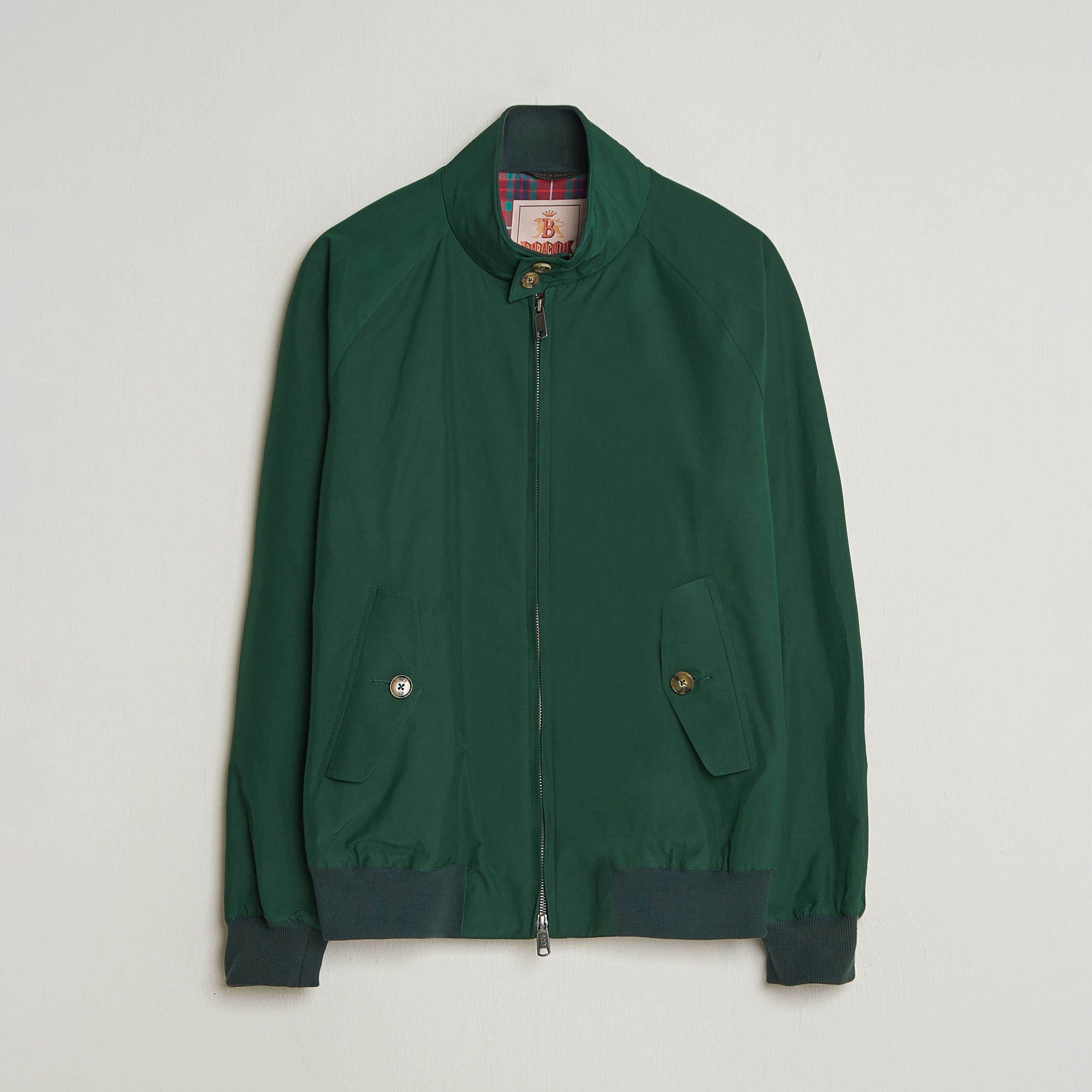 Baracuta G9 Original Harrington Jacket Racing Green at CareOfCarl.com