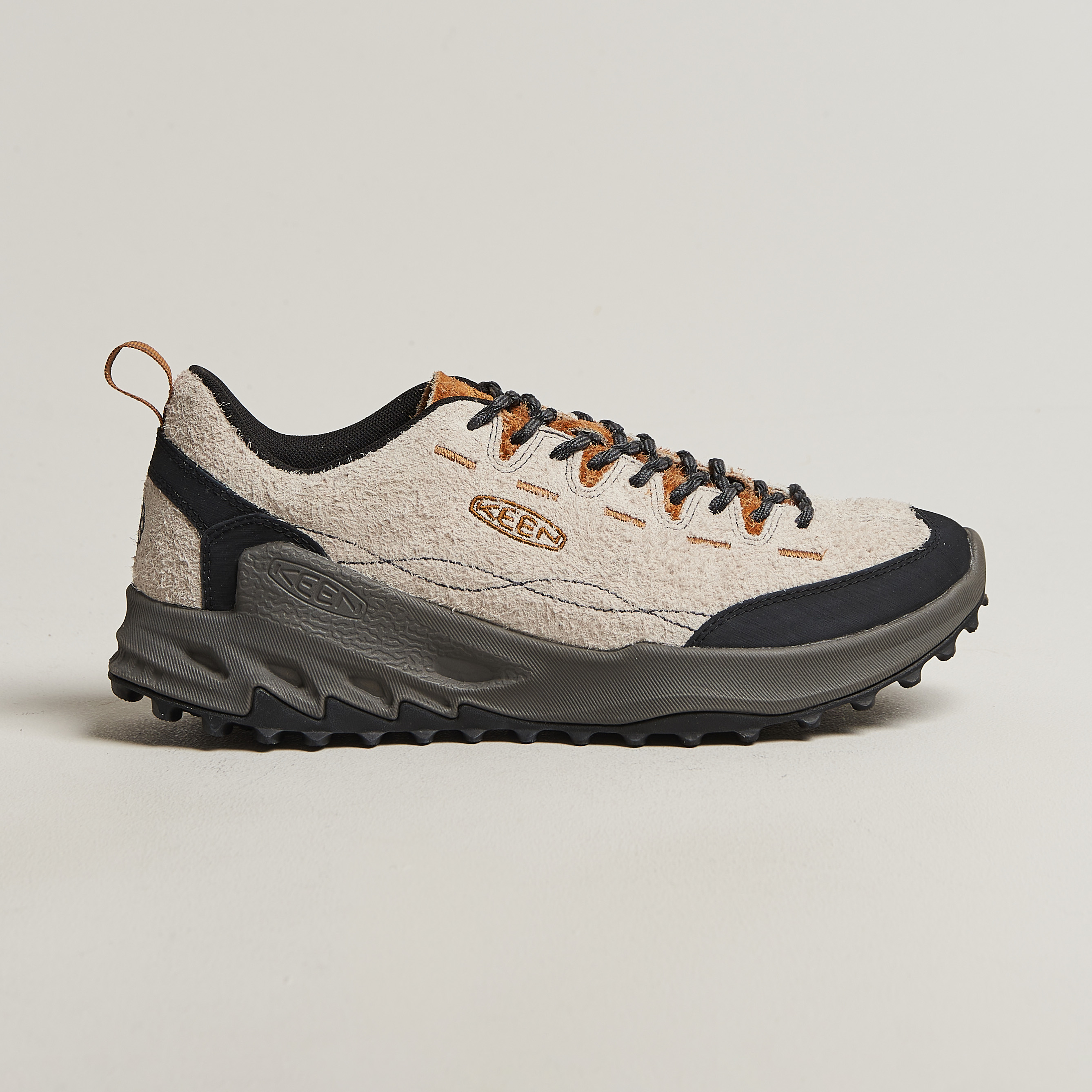 KEEN Jasper Zionic Suede Sneaker Maple at CareOfCarl.com