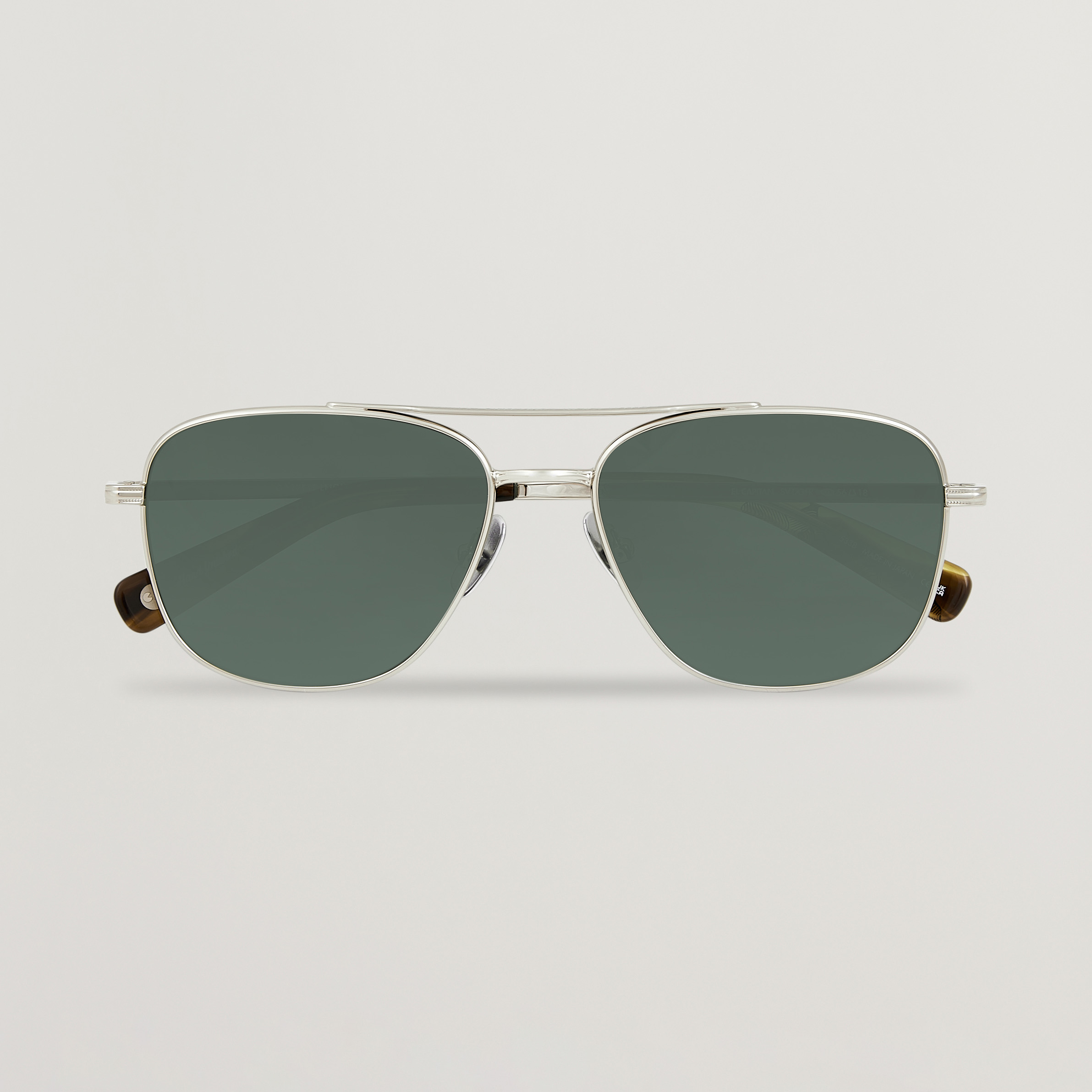 Garrett Leight El Capitan White Metal Frame Sunglasses Garrett Leight - El Capitan Sunglasses | Specs Collective main image 2