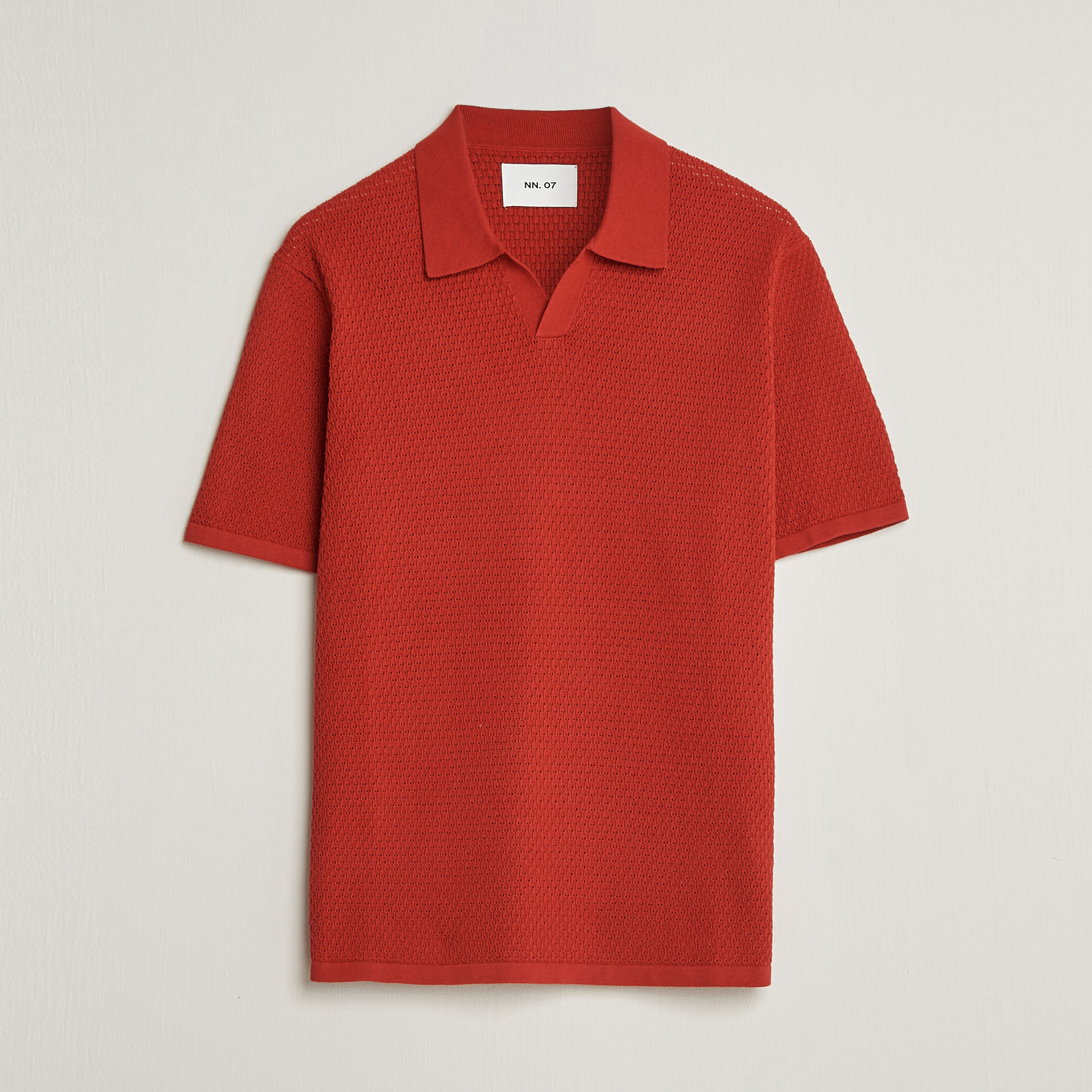 NN07 Paul Knitted Polo Sienna Heat at CareOfCarl.com