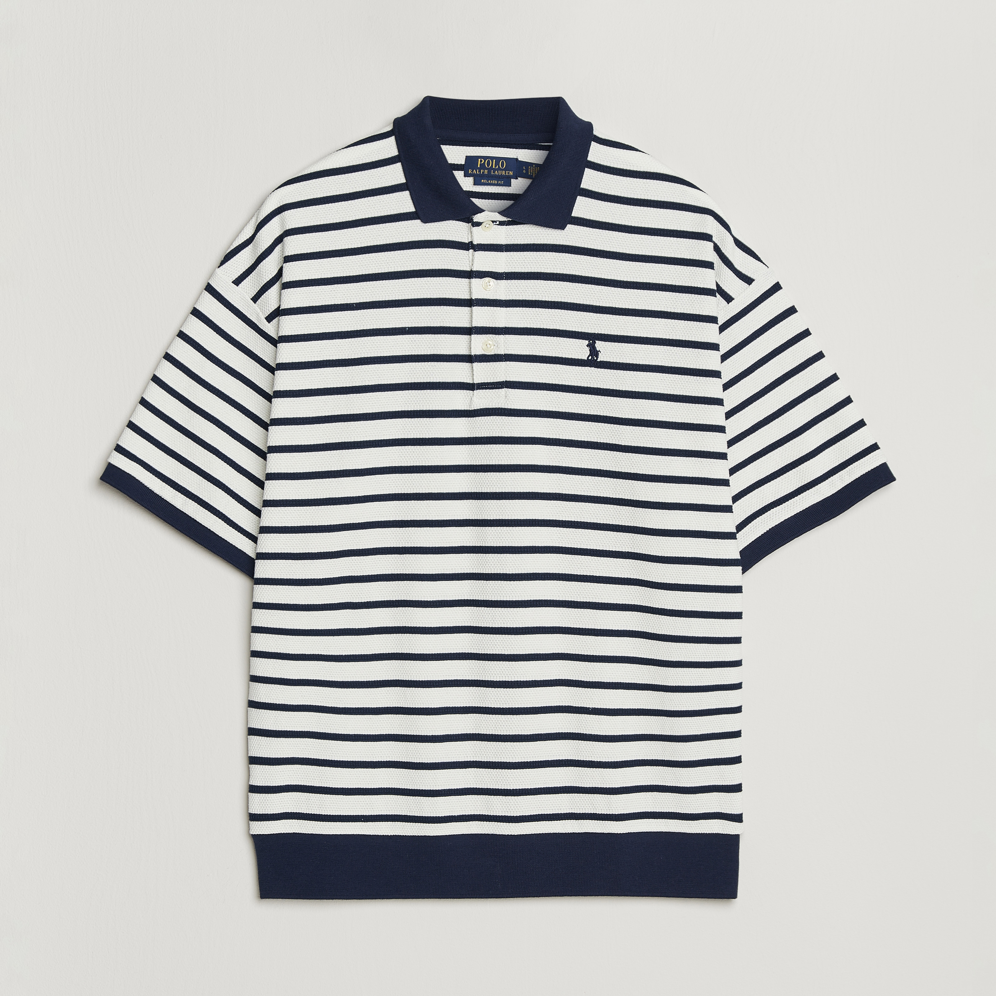 Polo Ralph Lauren Jacquard Interlock Striped Polo Nevis/Newport
