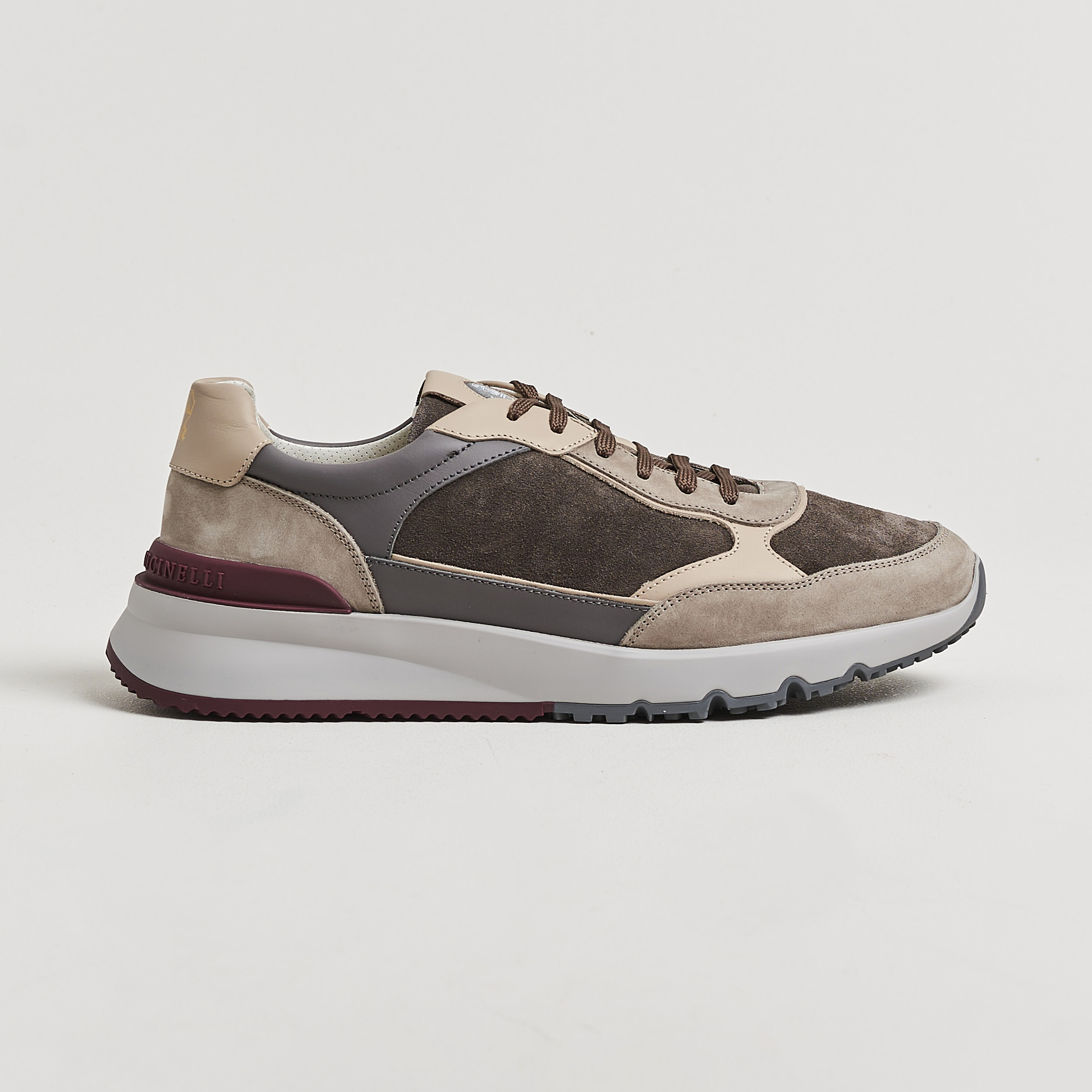 Brunello Cucinelli Running Sneakers Grey at CareOfCarl.com