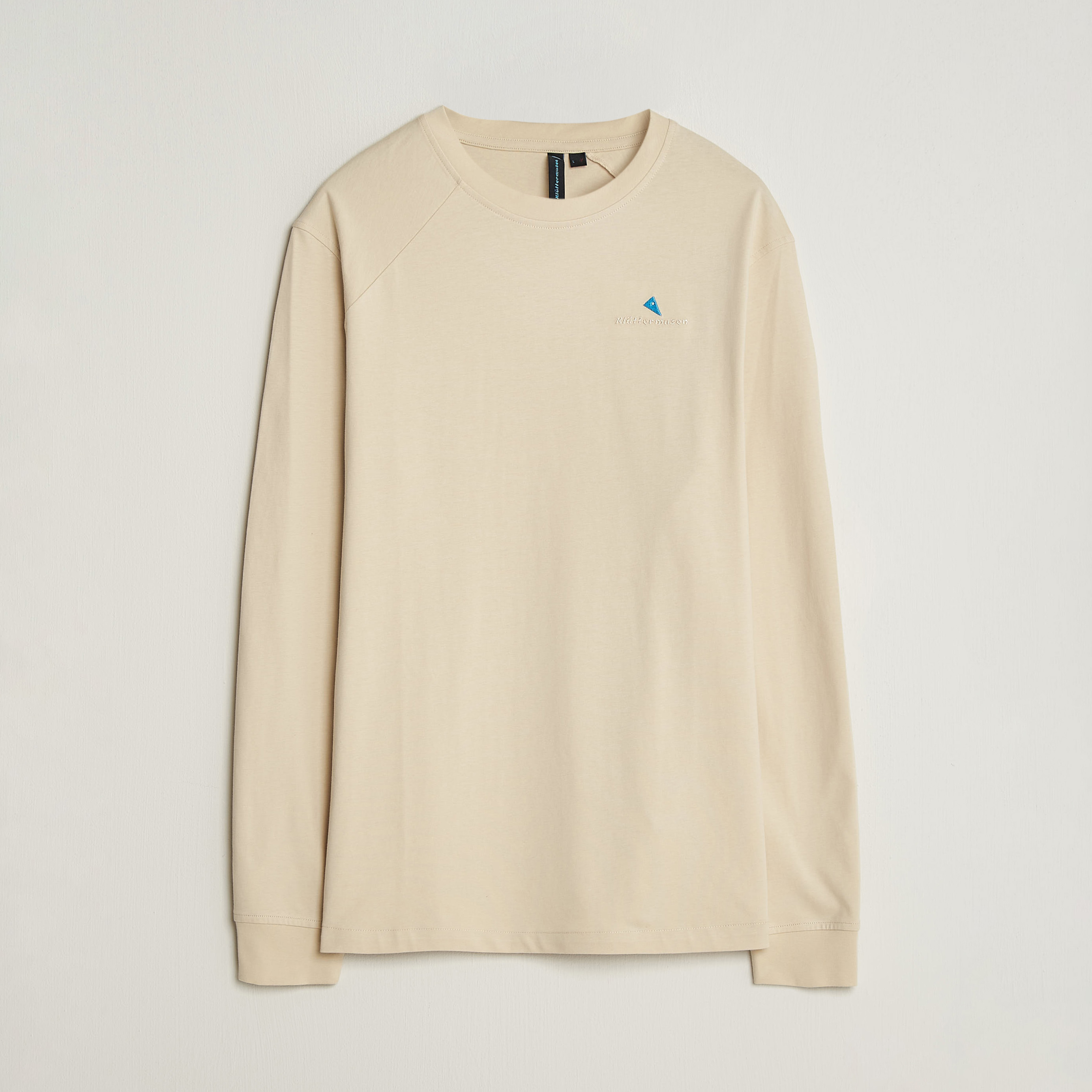 Klättermusen Root Long Sleeve Logo T-Shirt Clay at CareOfCarl.com