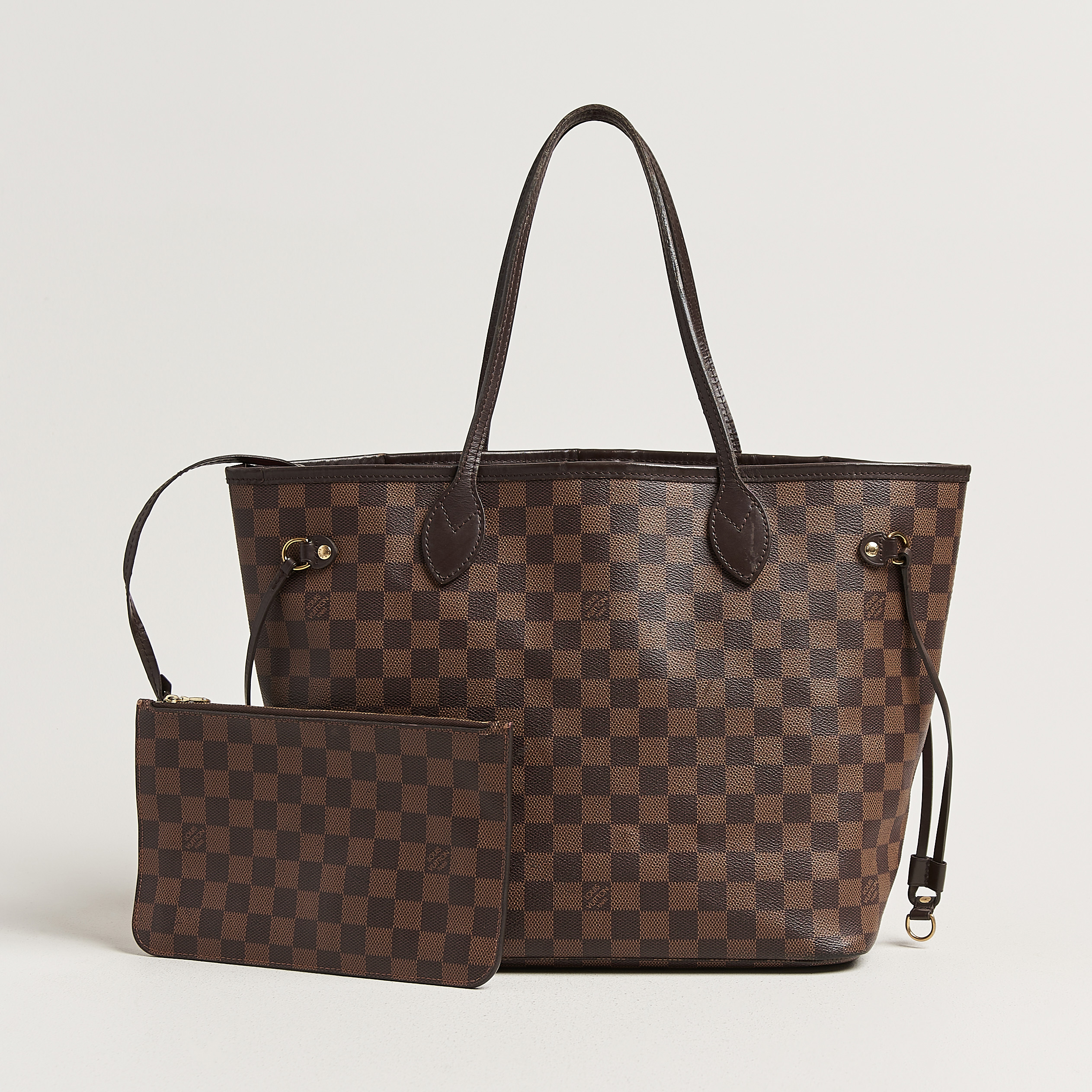 Louis Vuitton Pre-Owned Neverfull MM Damier Ebene – Brown