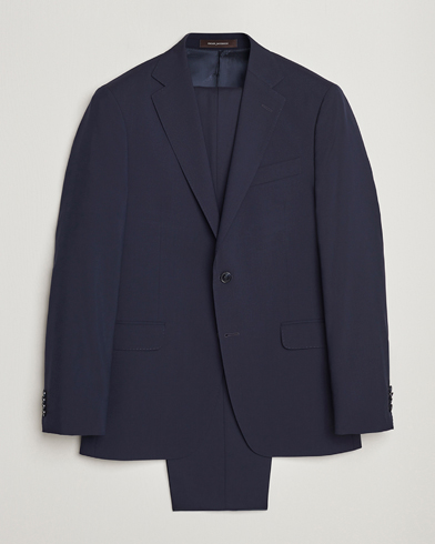 Men | Suits | Oscar Jacobson | Falk Wool Suit Blue
