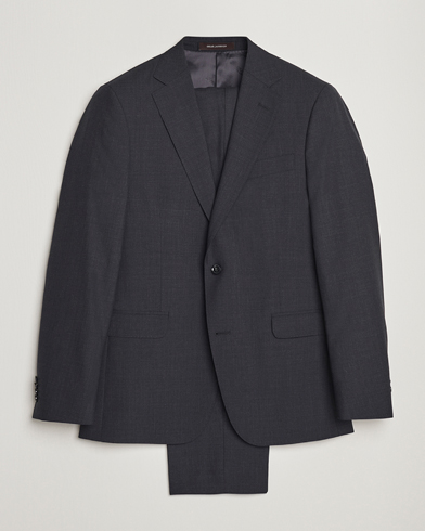 Men | Suits | Oscar Jacobson | Falk Wool Suit Grey