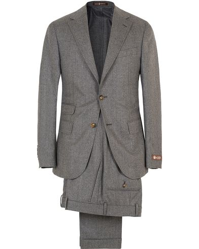  Frank Light Flannel Suit Grey