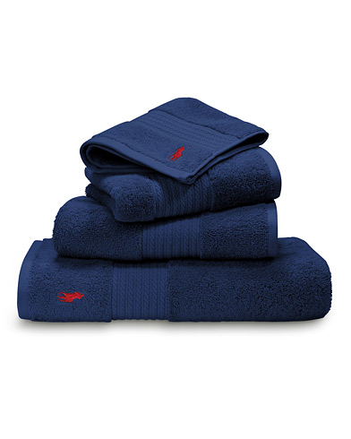 Men | Ralph Lauren Home | Ralph Lauren Home | Polo Player 3-Pack Towels Marine