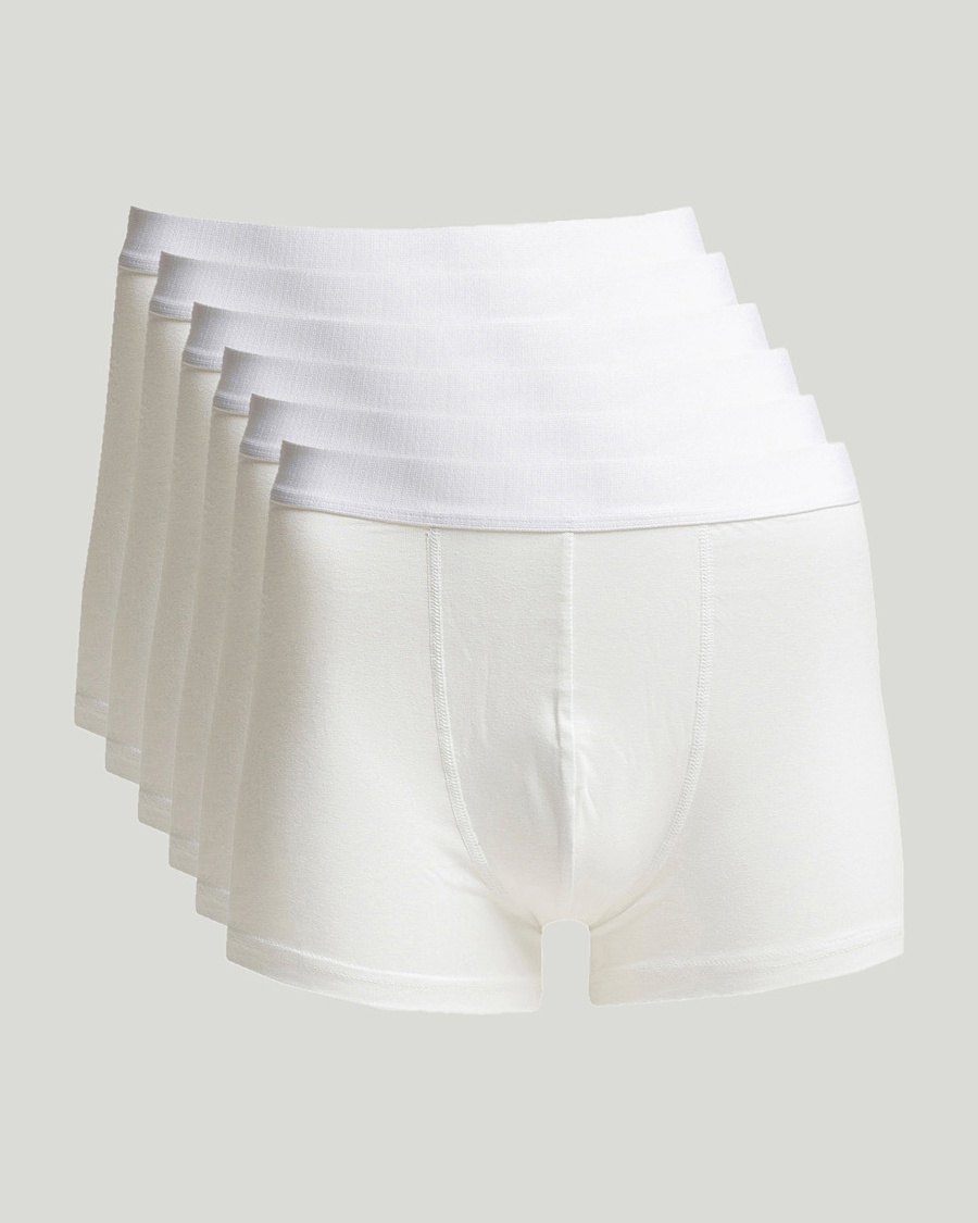 Bread & Boxers 6-Pack Boxer Brief White – White
