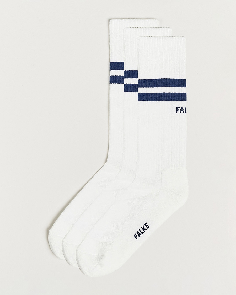 Falke 3-pack Dynamic Tennis Socks White/Blue – White