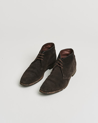 Church's Ryder Desert Boots Dark Brown Suede at CareOfCarl.com