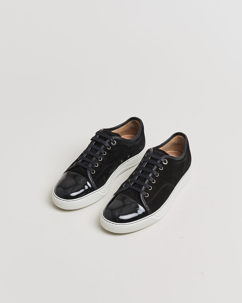 Pre-owned LanvinDBB1 Patent Cap Toe SneakerBlackUK7 - EU41 – Black