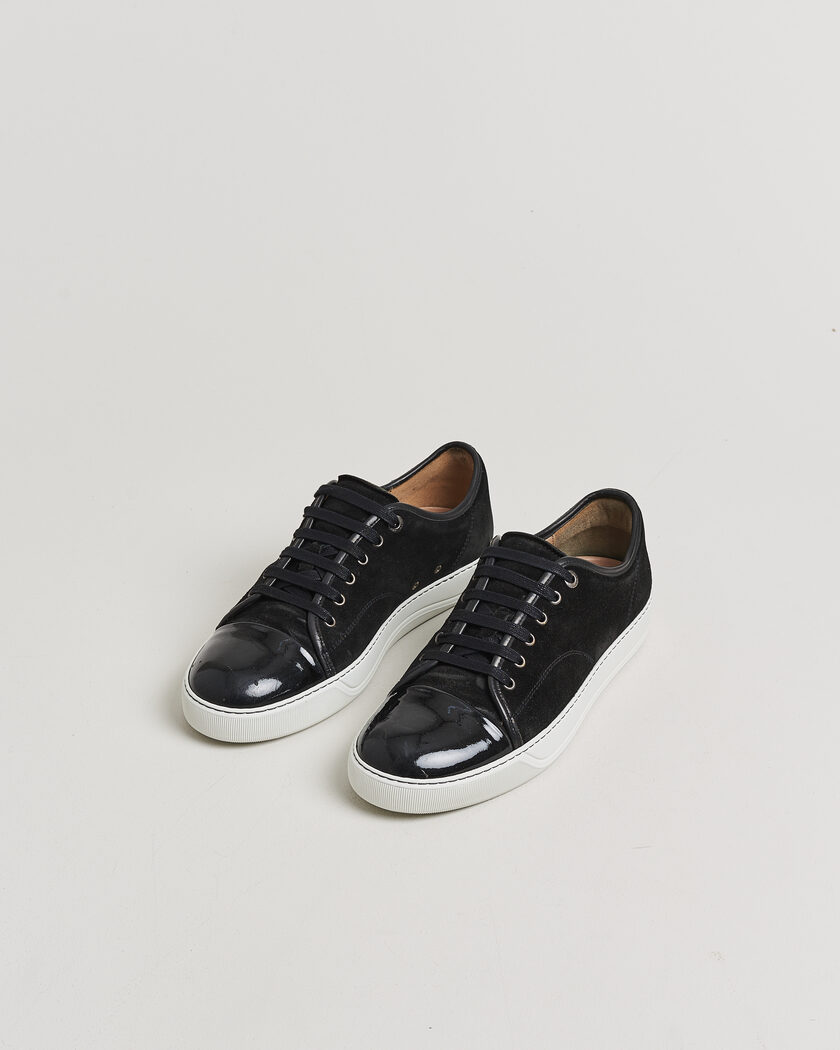 Pre-owned LanvinDBB1 Patent Cap Toe SneakerBlackUK9 - EU43 – Black