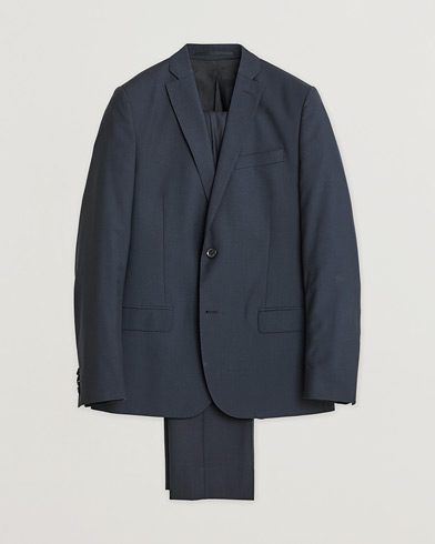 J.Lindeberg Hopper Dressed Wool Suit Navy 50 – Blue