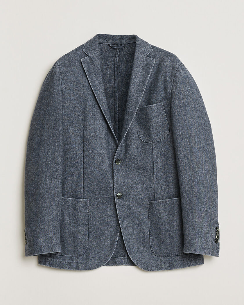 Pre-owned L.B.M. 1911 Wool Blazer Washed Blue 52 – Blue