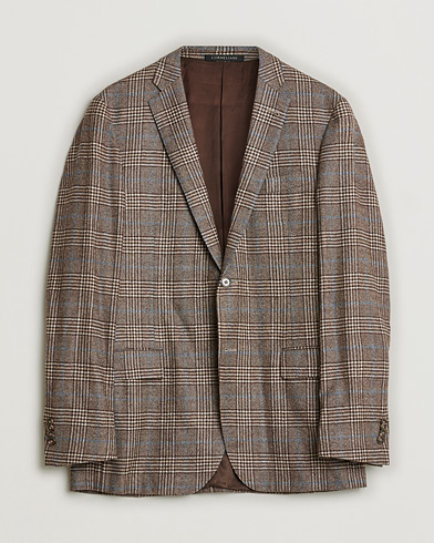 De Petrillo Mohair Blend Blazer Navy 52 at CareOfCarl.com