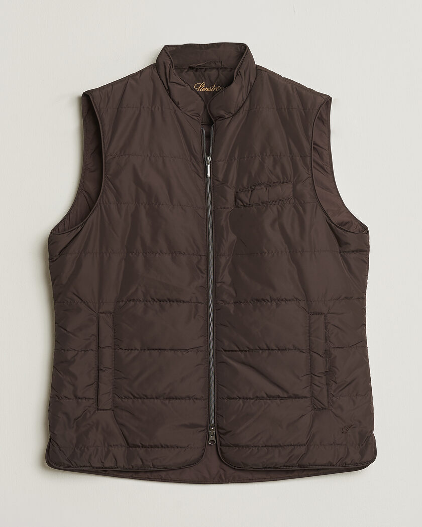Pre-owned Stenströms Padded Nylon Vest Brown M – Brown