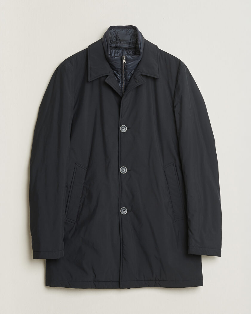 Herno Nylon City Coat Navy 50 – Blue