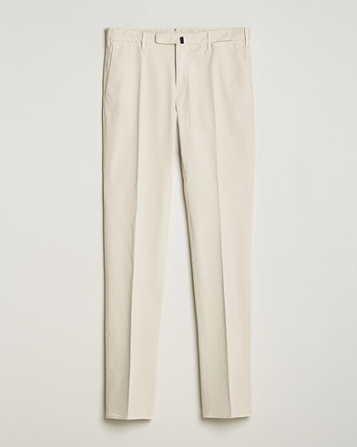  Incotex Slim Fit Comfort Chinos Off White 48 – White