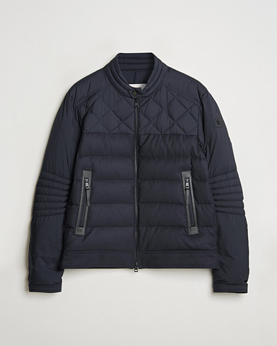  Moncler Tuena Biker Jacket Navy 3 - L – Blue