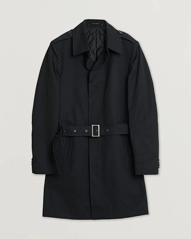 Pre-owned Tiger of Sweden Padded Car Coat Black 48 – Black