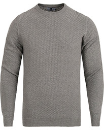  Albert Cotton Sweater Light Grey Melange