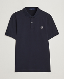 fred perry plain black polo