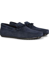  Laccetto City Carshoe Navy Suede
