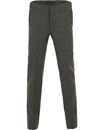  Slim Fit Jogger Yarn Dyed Trousers Dark Grey