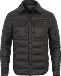  Quilted Shirt Jacket Black