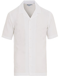  Riviera Camp Collar Short Sleeve Shirt White