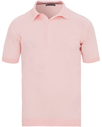  Adrian Slim Fit Sea Island Polo Dress-Shirt Pink