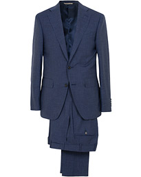  Capri Wool/Linen Suit Dark Blue