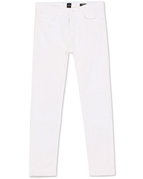 BOSS Casual Delaware Slim Fit Stretch Jeans White