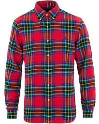  Custom Fit Flannel Check Shirt Red