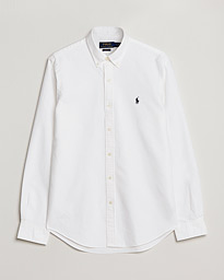  Slim Fit Garment Dyed Oxford Shirt White