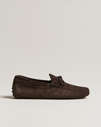  Lacetto Gommino Carshoe Dark Brown Suede