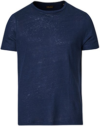  Linen T-Shirt Navy