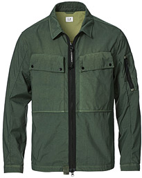  Taylon P Garment Dyed Shirt Jacket Green