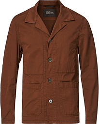  Hampus Cotton Shirt Jacket Brown
