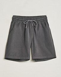  Classic Organic Twill Drawstring Shorts Lava Grey
