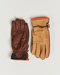 Hestra Wakayama Leather Ski Glove Cognac/Brown at CareOfCarl.com