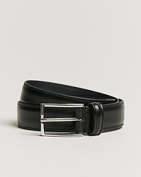  Leather Suit Belt 3 cm Black