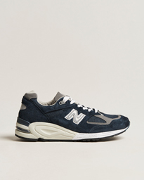  Made In USA 990 Sneakers Navy