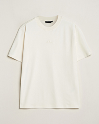  Adnan Logo Mock Neck T-Shirt Cloud White